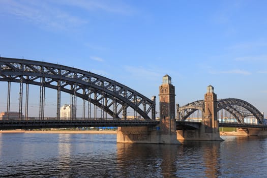 The Bridge of Peter the Great. Saint Petersburg, Russian Federation.