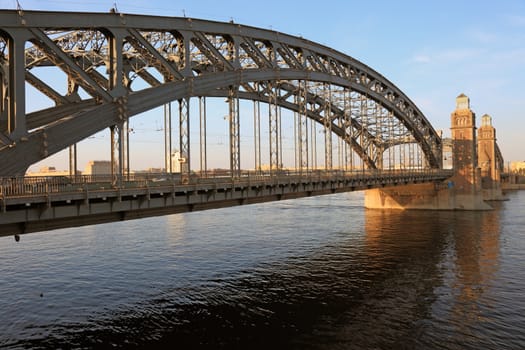 The Bridge of Peter the Great. Saint Petersburg, Russian Federation.