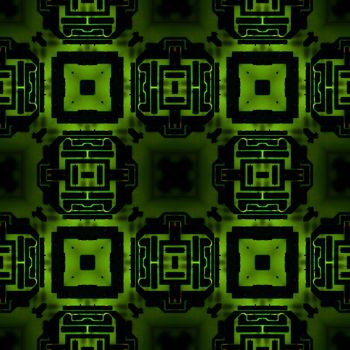 Seamless background made of illustrated Circuitry