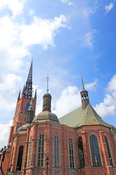 Church in center of Stockholm, Sweden.