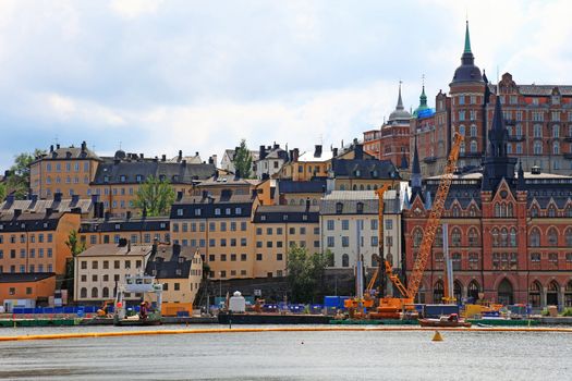 Cityscape view of Stockholm, Sweden.