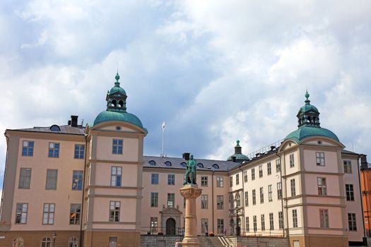 Architecture and landmarks of Stockholm, Sweden.