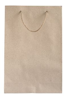 Recycled paper bag with hemp rope handles isolated on white background







Recycled paper bag with hemp rope handles isolated on white background
