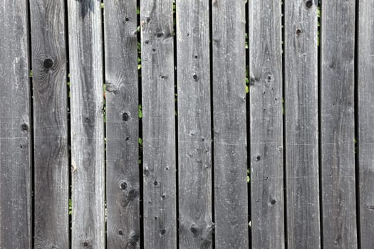 Old fence made of wood. Good as backdrop or background.