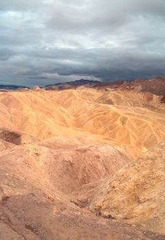 Zabriskie Point is a part of Amargosa Range located in Death Valley National Park in the United States noted for its erosional landscape.