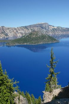 Crater Lake National Park in Oregon, USA