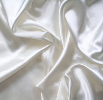 Smooth elegant white silk can use as background