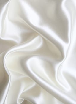 Smooth elegant white silk can use as background