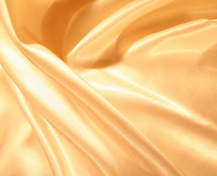 Smooth elegant gold satin can use as background