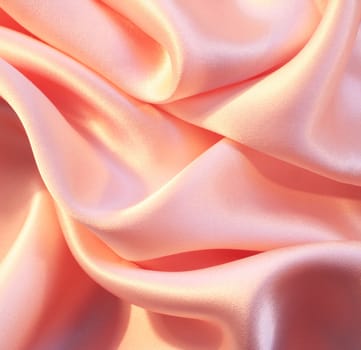 Smooth elegant pink silk can use as background