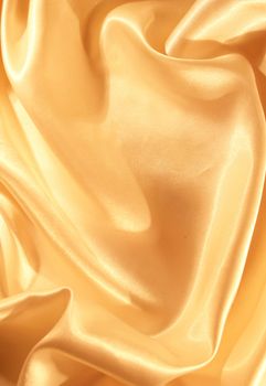 Smooth elegant golden silk can use as background


