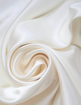 Smooth elegant white silk can use as wedding background

