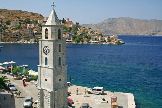 Greece. Aegean sea. Island Symi (Simi). Mandraki harbor