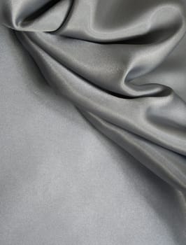 Smooth elegant grey silk can use as background 