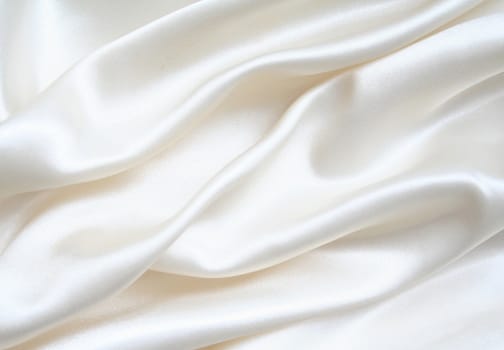 Smooth elegant white silk can use as background