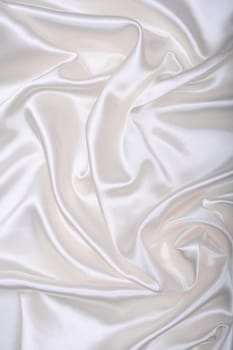 Smooth elegant white silk can use as background