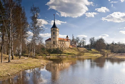 Mariental Castle in an early spring day