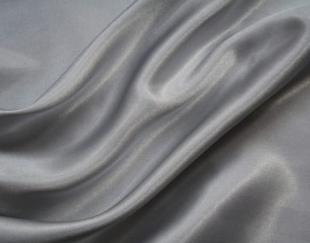 Smooth elegant grey silk can use as background 