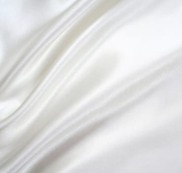 Smooth elegant white silk can use as background 