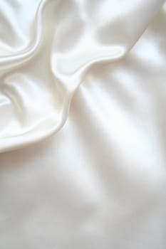 Smooth elegant white silk can use as background