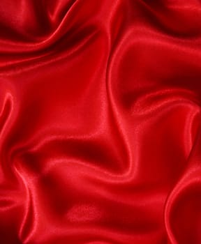 Smooth Red Silk can use as background 