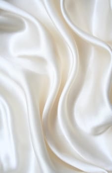 Smooth elegant white silk can use as background