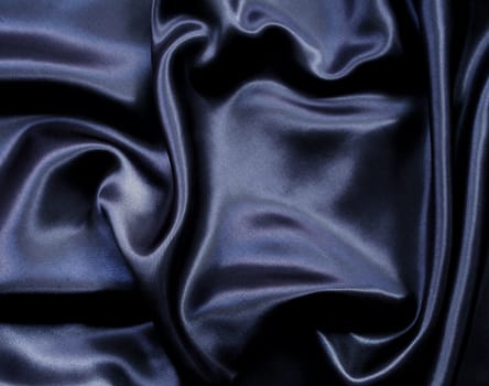 Smooth elegant black silk can use as background 