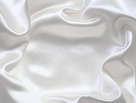 Smooth elegant white silk can use as wedding background 