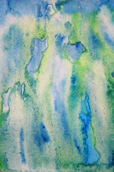 Abstract watercolor grunge background with colorful different layers on paper texture 