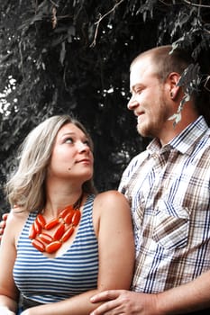 An attractive young couple