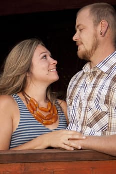 An attractive young couple