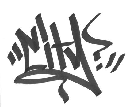 graffiti on a white background. great for textures or just that extra on your design.