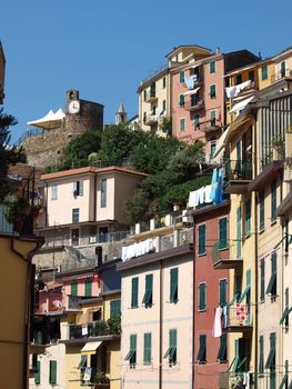 Riomaggiore - one of the cities of Cinque Terre in italy