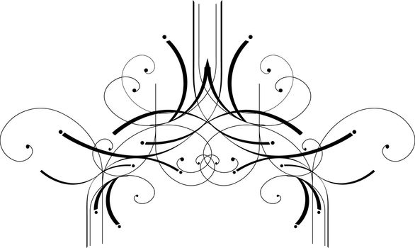Classic decorative elements with a white background. Great to add that final touch to your design.