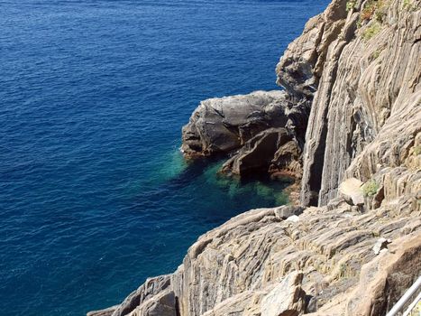 "Via dell amor" of Cinque Terre - Liguria Italy.Oone from most beautiful in Italy of for pedestrians paths for lovers ne from most beautiful in Italy of for pedestrians paths for lovers