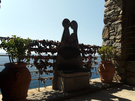 "Via dell amor" of Cinque Terre - Liguria Italy.Oone from most beautiful in Italy of for pedestrians paths for lovers ne from most beautiful in Italy of for pedestrians paths for lovers