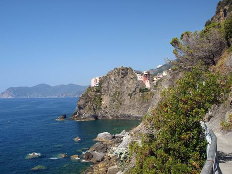 "Via dell amor" of Cinque Terre - Liguria Italy.Oone from most beautiful in Italy of for pedestrians paths for lovers ne from most beautiful in Italy of for pedestrians paths for lovers