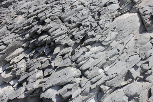 Erosion on sea coast rock