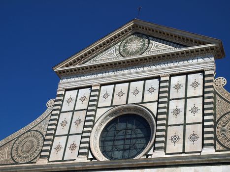 The facade of Santa Maria Novella - Florence