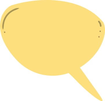 Thought or speech bubble. Could be used as a text space or in a comic strip