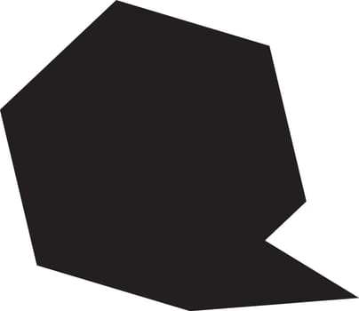Thought or speech bubble. Could be used as a text space or in a comic strip
