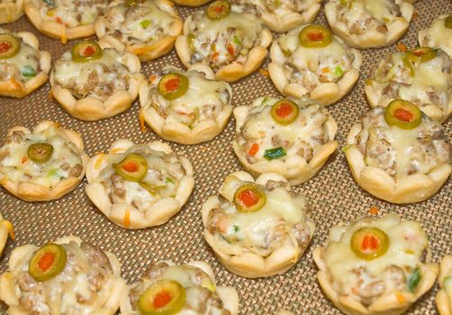 Cheesy Festive Sausage Cups as Holiday Appetizers