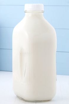 Delicious, nutritious and fresh half gallon Milk Bottle.