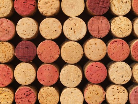 Used Wine Corks Pattern for Background