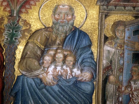 Baptistery of Florence - View of the mosaic ceiling