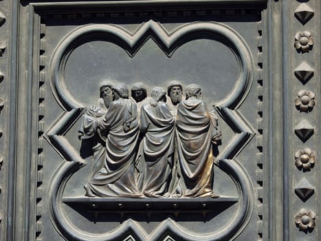 Florence Baptistery - South Portal by Andrea Pisano- 1336. Histories of St John the Baptist