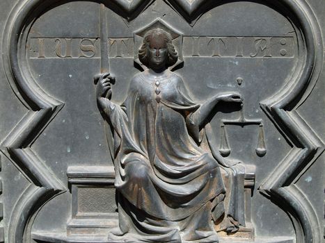 Florence Baptistery - South Portal by Andrea Pisano- 1336. Histories of St John the Baptist