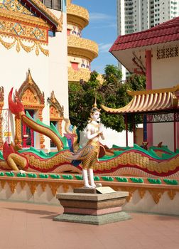 statues outside ornate hindu temple in penang