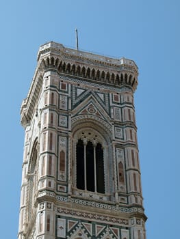 View of the Giotto's bell tower - Florence