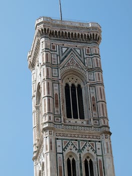 View of the Giotto's bell tower - Florence